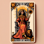 타로에서 Queen of Wands 카드의 의미와 뜻풀이