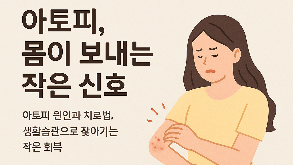 🌱 아토피 원인과 치료법, 생활습관으로 찾아가는 작은 회복